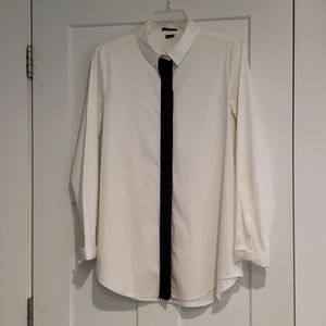 Womens Theory white shirt Lg
